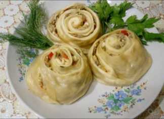 Ханум из говядины в пароварке